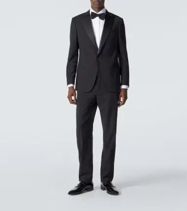 Giorgio Armani Single-breasted virgin wool tuxedo | Thumbnail 2 Giorgio Armani Single-breasted virgin wool tuxedo | Thumbnail 2