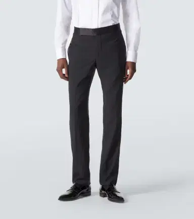 Giorgio Armani Single-breasted virgin wool tuxedo | Thumbnail 5 Giorgio Armani Single-breasted virgin wool tuxedo | Thumbnail 5