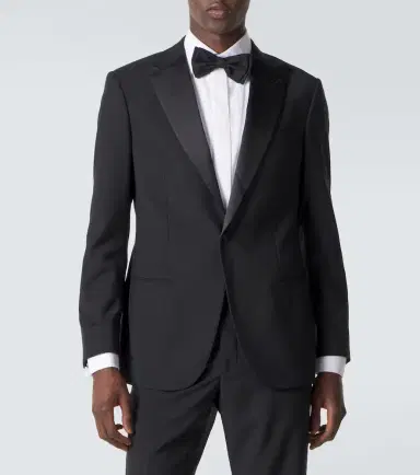 Giorgio Armani Single-breasted virgin wool tuxedo | Thumbnail 6 Giorgio Armani Single-breasted virgin wool tuxedo | Thumbnail 6