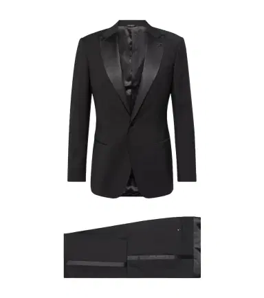 Giorgio Armani Single-breasted virgin wool tuxedo | Thumbnail 1 Giorgio Armani Single-breasted virgin wool tuxedo | Thumbnail 1