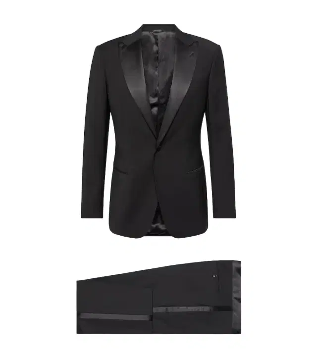 Single-breasted virgin wool tuxedo