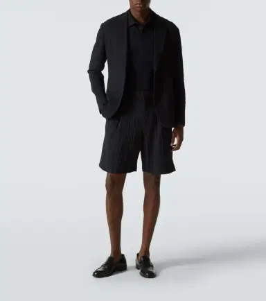 Giorgio Armani Cotton-blend polo shirt | Thumbnail 3 Giorgio Armani Cotton-blend polo shirt | Thumbnail 3