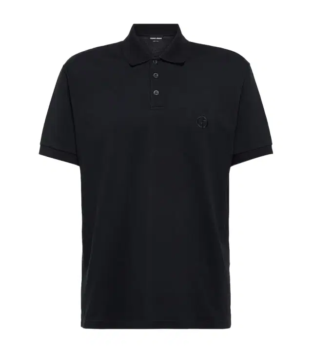 Cotton-blend polo shirt