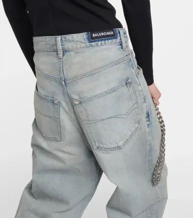 Balenciaga Mid-rise wide-leg jeans | Thumbnail 3