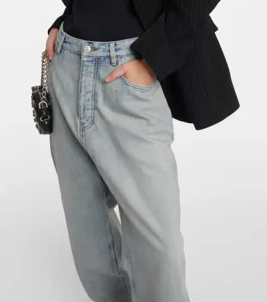 Balenciaga Mid-rise wide-leg jeans | Thumbnail 5