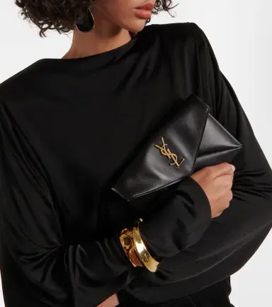 Saint Laurent Cassandre Small leather pouch | Thumbnail 2