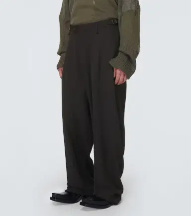 Balenciaga Skater tailored wool-blend wide-leg pants | Thumbnail 2