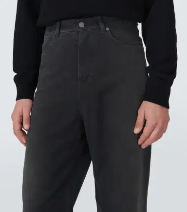 Balenciaga Mid-rise cotton wide-leg pants | Thumbnail 2 Balenciaga Mid-rise cotton wide-leg pants | Thumbnail 2