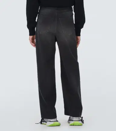 Balenciaga Mid-rise cotton wide-leg pants | Thumbnail 4 Balenciaga Mid-rise cotton wide-leg pants | Thumbnail 4
