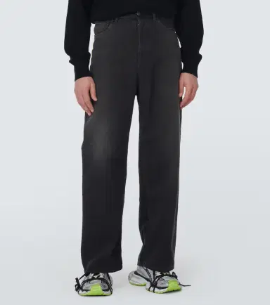 Balenciaga Mid-rise cotton wide-leg pants | Thumbnail 5 Balenciaga Mid-rise cotton wide-leg pants | Thumbnail 5