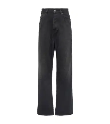 Balenciaga Mid-rise cotton wide-leg pants | Thumbnail 1 Balenciaga Mid-rise cotton wide-leg pants | Thumbnail 1
