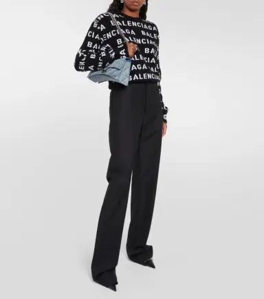 Balenciaga Logo wool sweater | Thumbnail 2