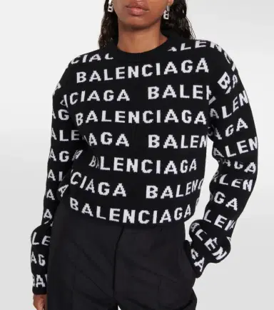 Balenciaga Logo wool sweater | Thumbnail 6