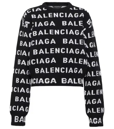 Balenciaga Logo wool sweater | Thumbnail 1