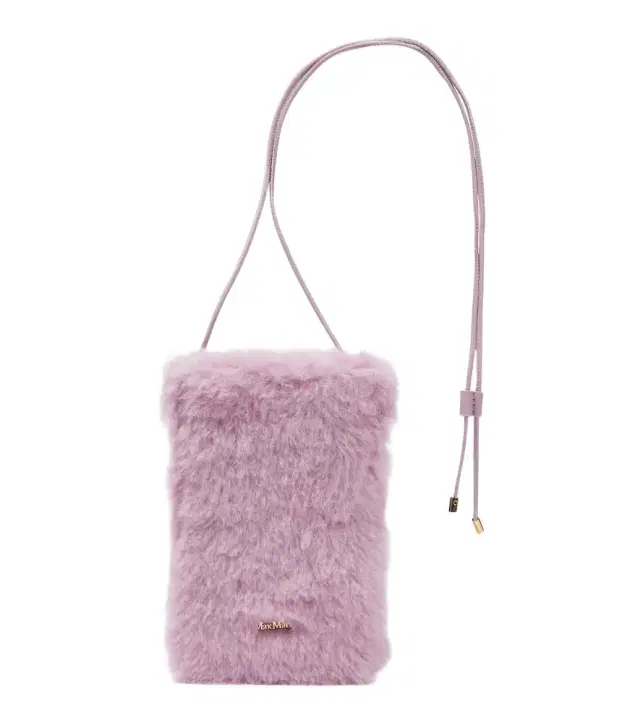 Max Mara Crossy teddy phone pouch