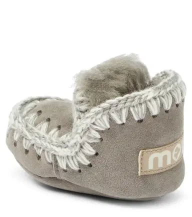 Mou Kids Baby shearling-lined suede booties | Thumbnail 2