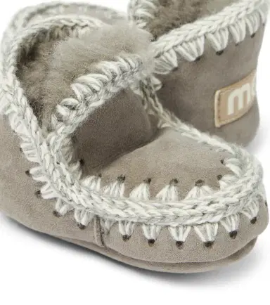 Mou Kids Baby shearling-lined suede booties | Thumbnail 4