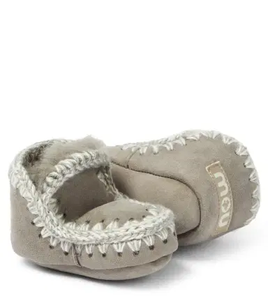 Mou Kids Baby shearling-lined suede booties | Thumbnail 5