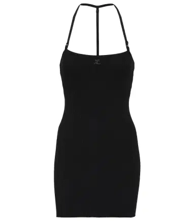 Courreges Courrèges Ribbed-knit minidress | Thumbnail 1