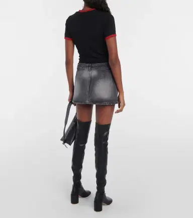 Courreges Courrèges Denim miniskirt | Thumbnail 2