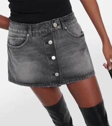 Courreges Courrèges Denim miniskirt | Thumbnail 5