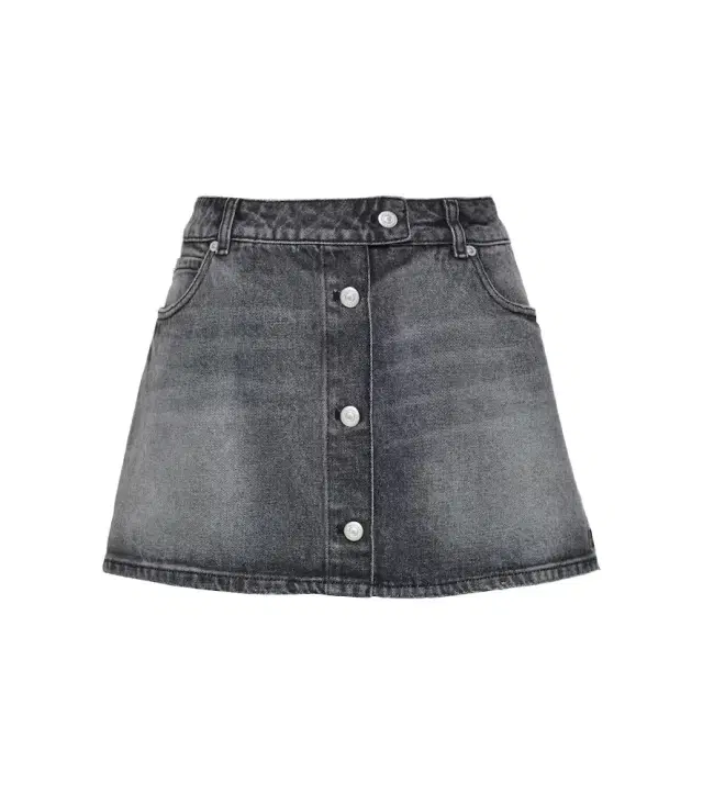 Courreges Courrèges Denim miniskirt