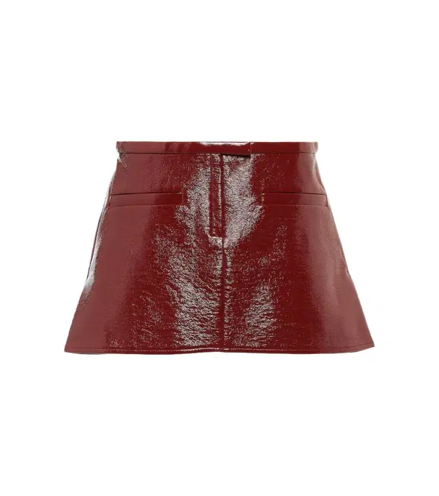Courreges Courrèges Vinyl miniskirt