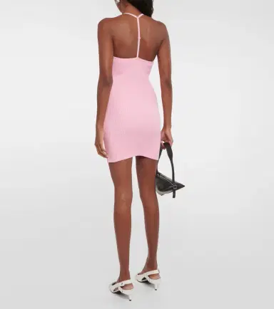 Courreges Courrèges Ribbed-knit minidress | Thumbnail 2