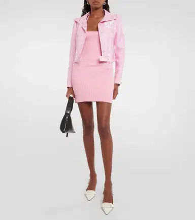 Courreges Courrèges Ribbed-knit minidress | Thumbnail 3
