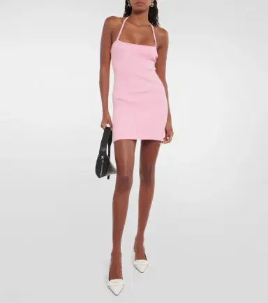 Courreges Courrèges Ribbed-knit minidress | Thumbnail 5