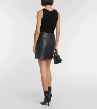 Yves Salomon Wrap leather miniskirt | Thumbnail 4 Yves Salomon Wrap leather miniskirt | Thumbnail 4