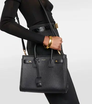 Saint Laurent Sac de Jour Baby leather tote bag | Thumbnail 3