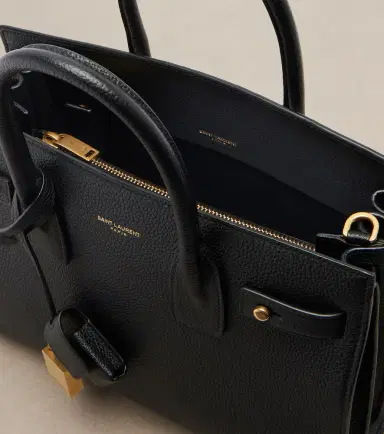 Saint Laurent Sac de Jour Baby leather tote bag | Thumbnail 5