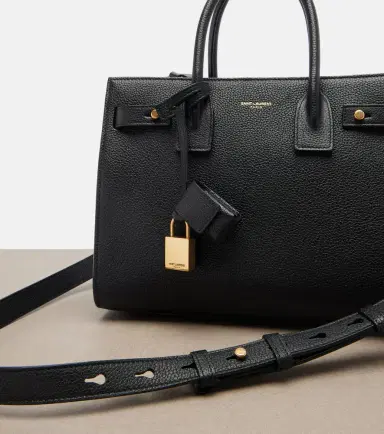Saint Laurent Sac de Jour Baby leather tote bag | Thumbnail 6