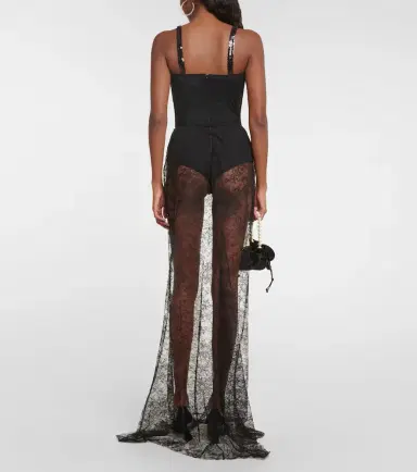 Nensi Dojaka Cutout sequined lace-trimmed gown | Thumbnail 2