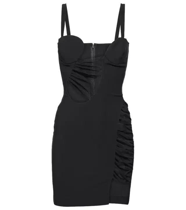 Nensi Dojaka Cutout jersey minidress