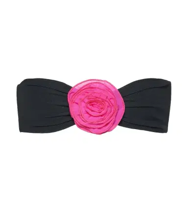 SAME Rose applique bandeau bikini top | Thumbnail 1