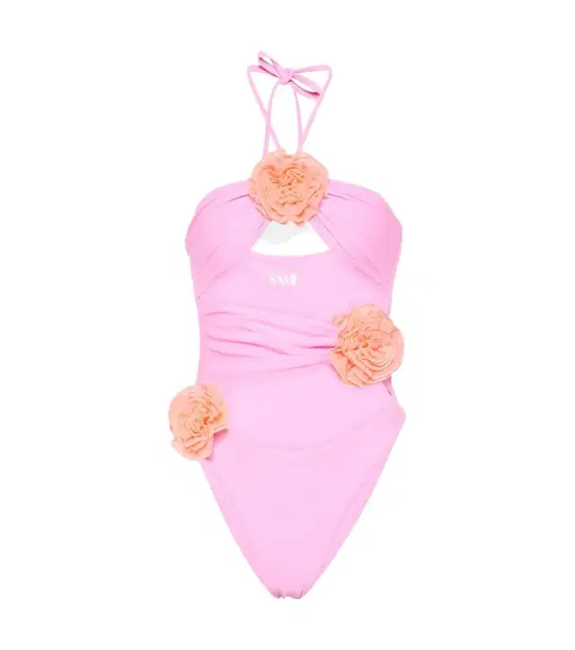 Same Rose cutout swimsuit