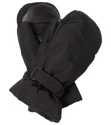 Yves Salomon Leather-trimmed mittens | Thumbnail 1
