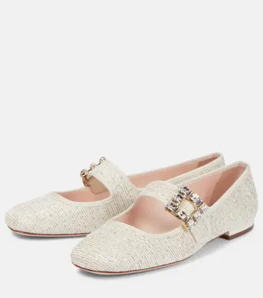 Roger Vivier Très Vivier embellished ballet flats | Thumbnail 3 Roger Vivier Très Vivier embellished ballet flats | Thumbnail 3