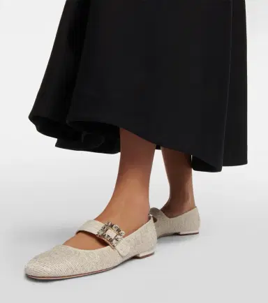 Roger Vivier Très Vivier embellished ballet flats | Thumbnail 5 Roger Vivier Très Vivier embellished ballet flats | Thumbnail 5
