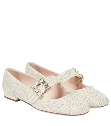 Roger Vivier Très Vivier embellished ballet flats | Thumbnail 1 Roger Vivier Très Vivier embellished ballet flats | Thumbnail 1