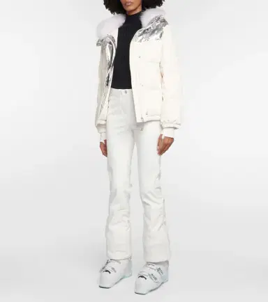 Yves Salomon Shearling-trimmed down jacket | Thumbnail 5 Yves Salomon Shearling-trimmed down jacket | Thumbnail 5