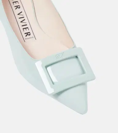 Roger Vivier Gommettine patent leather ballet flats | Thumbnail 3