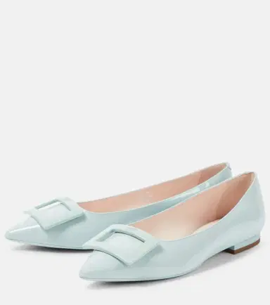 Roger Vivier Gommettine patent leather ballet flats | Thumbnail 4