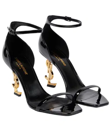 Saint Laurent Opyum 85 patent leather sandals | Thumbnail 1 Saint Laurent Opyum 85 patent leather sandals | Thumbnail 1