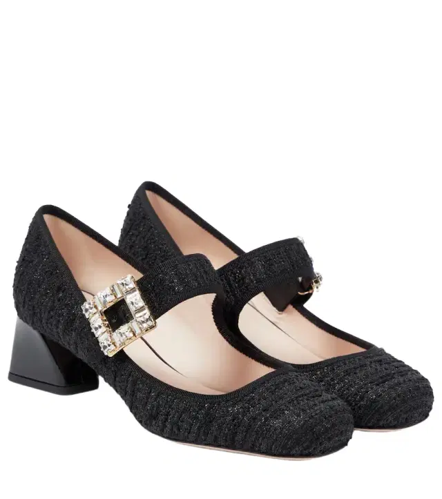 Roger Vivier Très Vivier embellished Mary Jane pumps