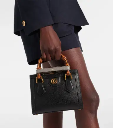 Gucci Diana Mini leather tote bag | Thumbnail 2