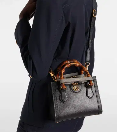 Gucci Diana Mini leather tote bag | Thumbnail 7