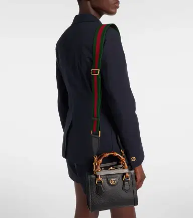 Gucci Diana Mini leather tote bag | Thumbnail 8
